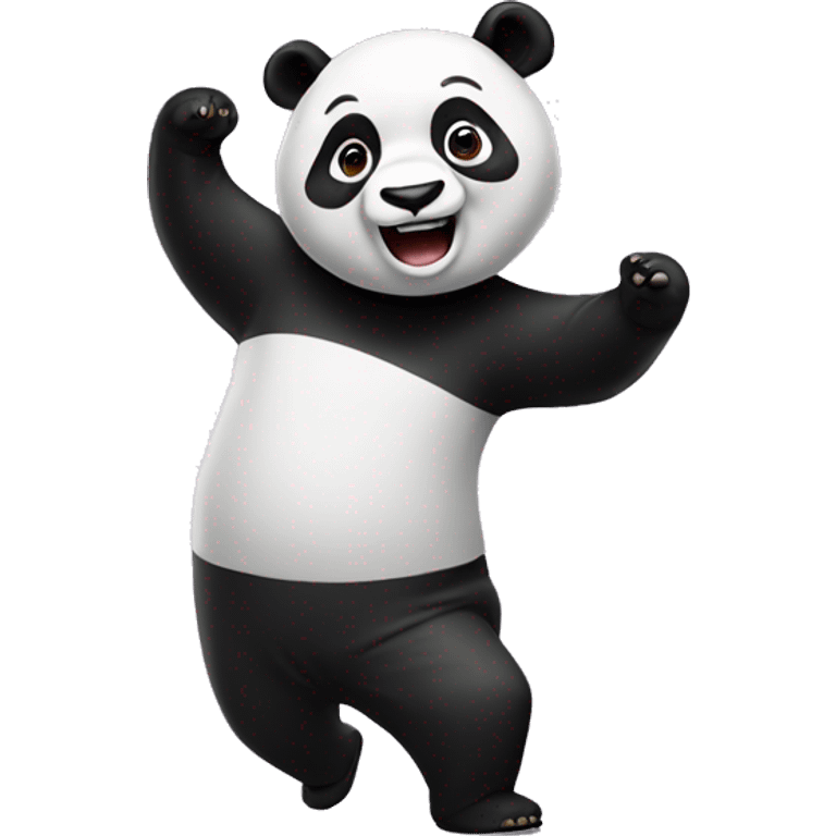 Panda dancing emoji