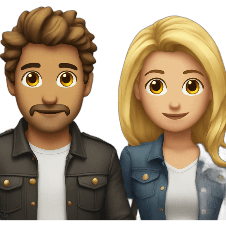 David y Dani emoji