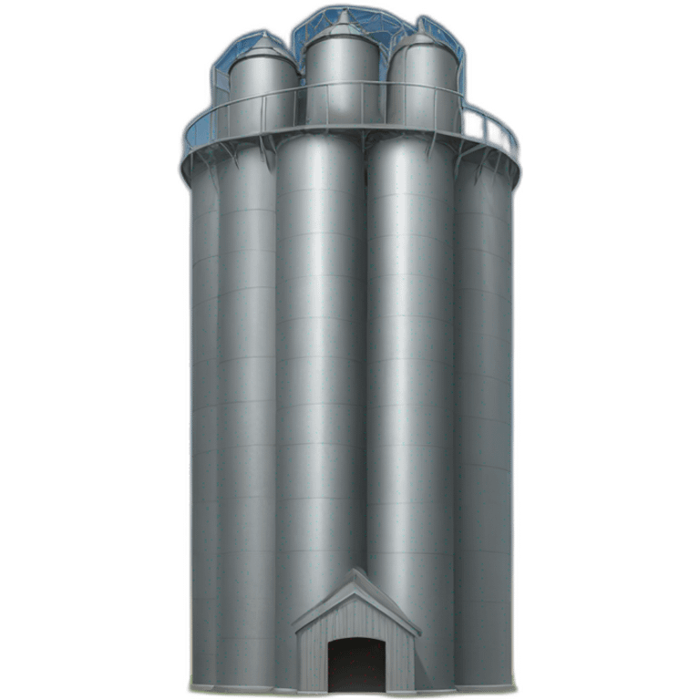 one-silo-tower-with-a-soccer-ball-either-side emoji