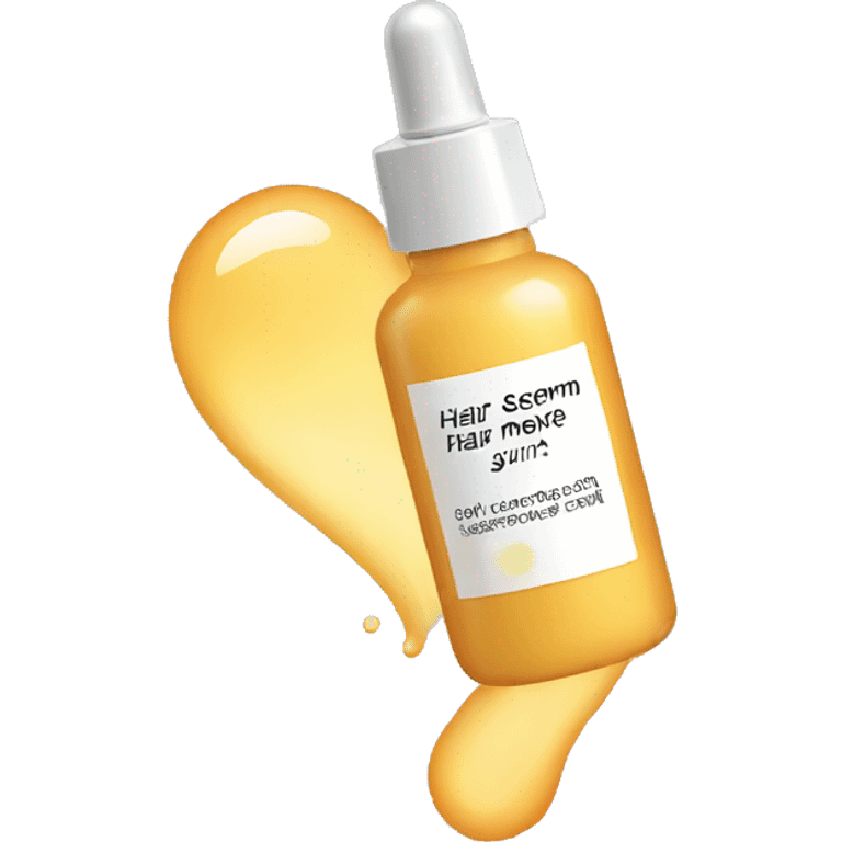 Hair serum emoji