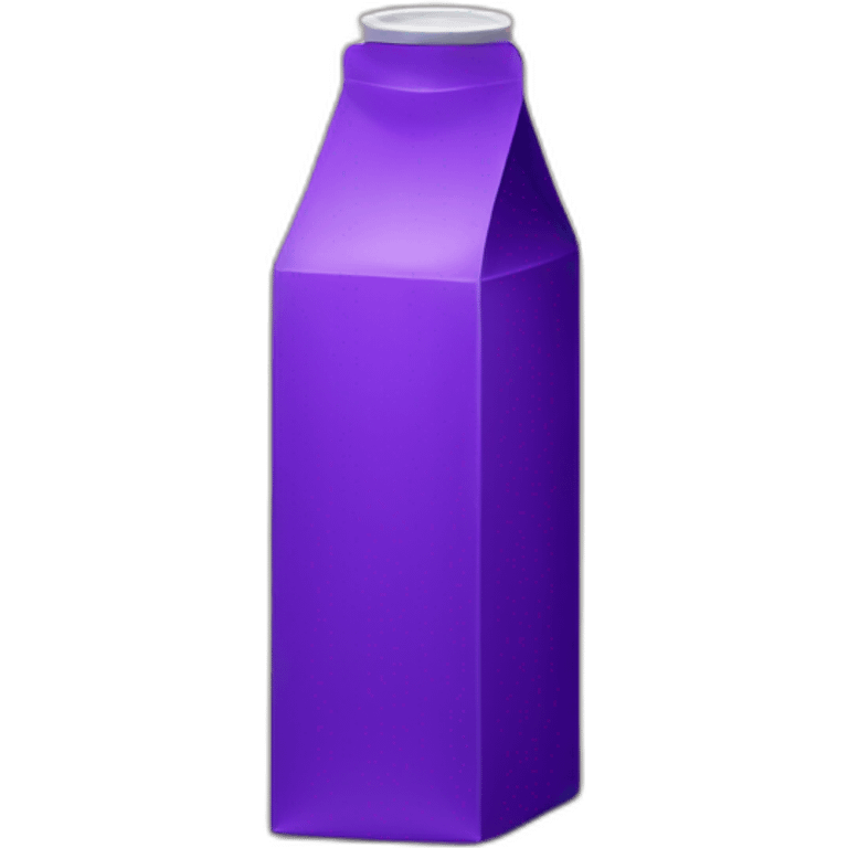 dark purple milk carton emoji