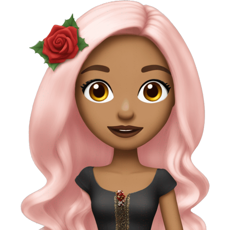 Bratz rose Noël  emoji