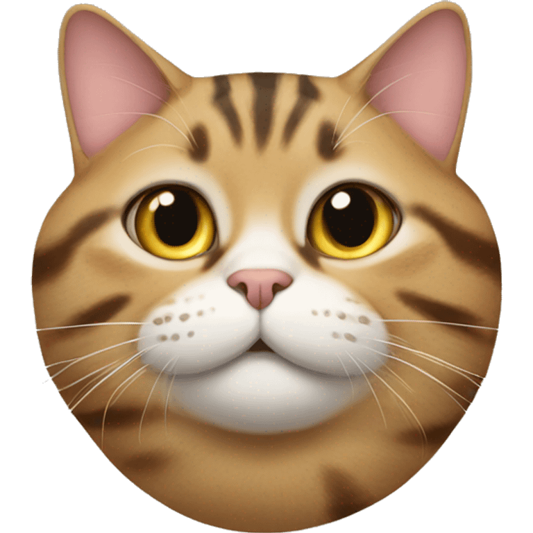 Fat tabby cat emoji