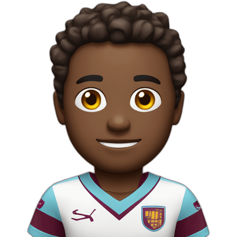 Aston Villa football club kit, no one wearing it emoji