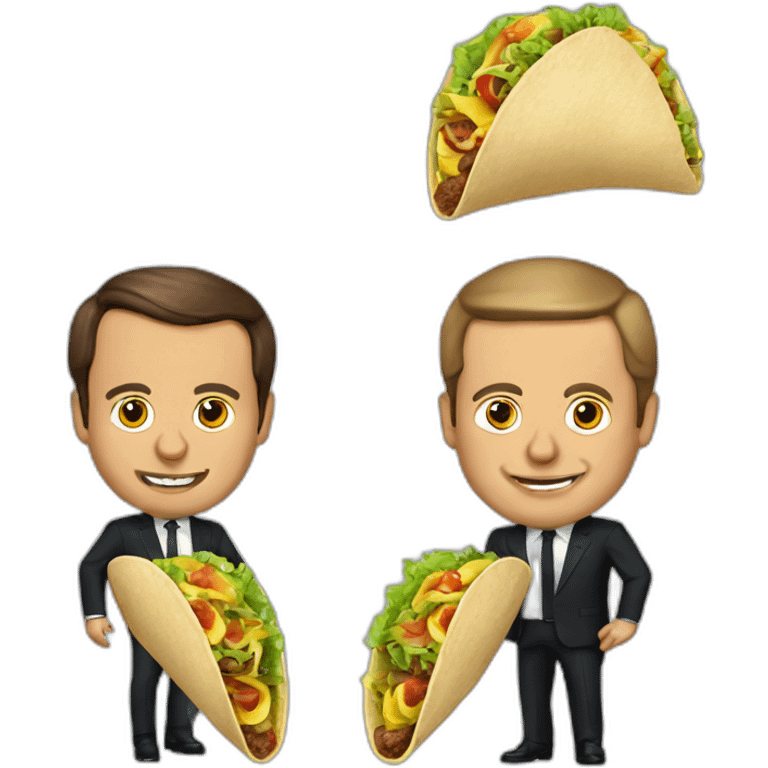 Giga tacos et macron emoji