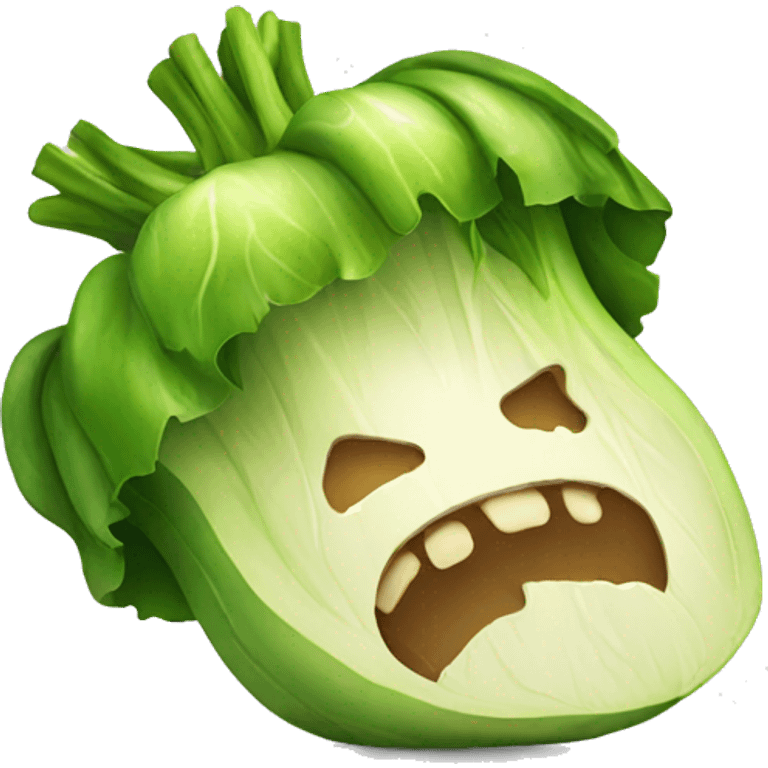 a eaten vegetable emoji