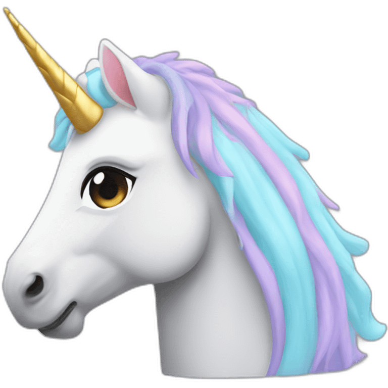 unicorn flat emoji