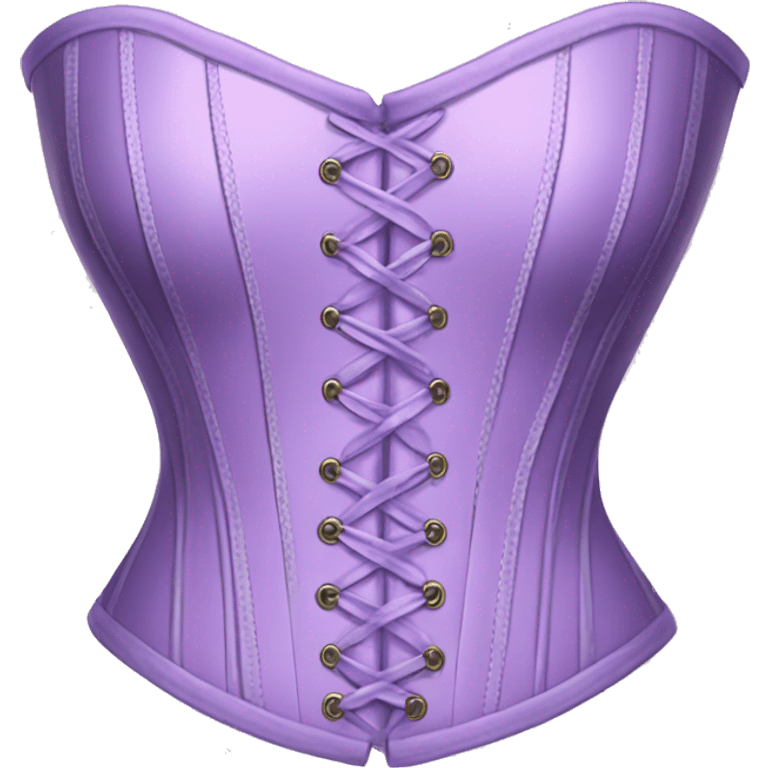 pastel purple corset  emoji