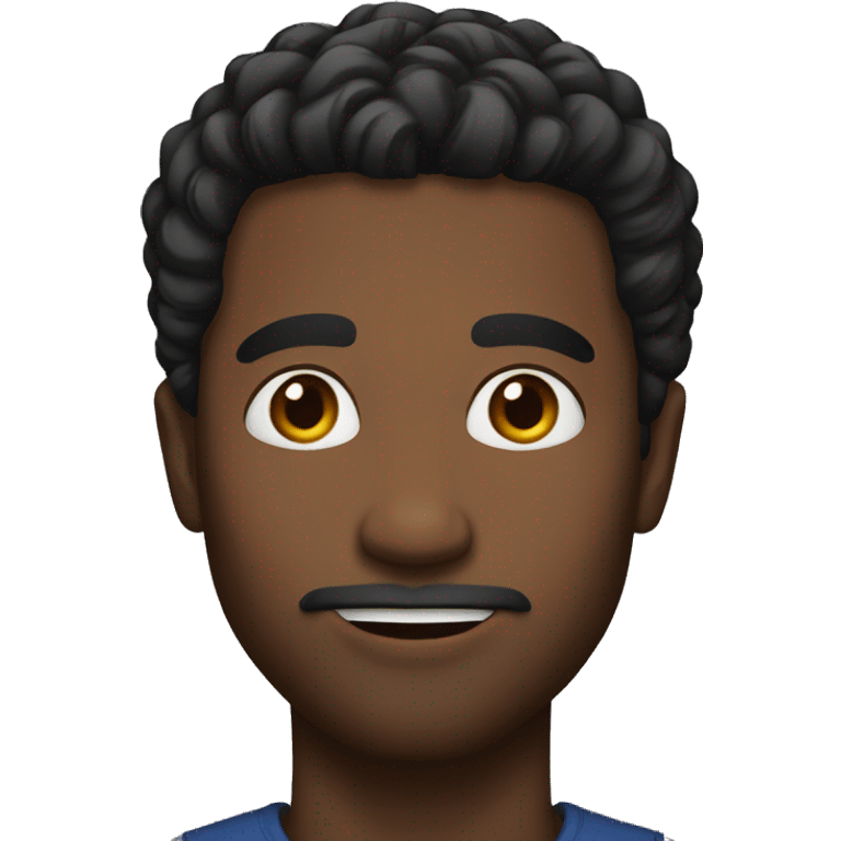 handsome black man emoji