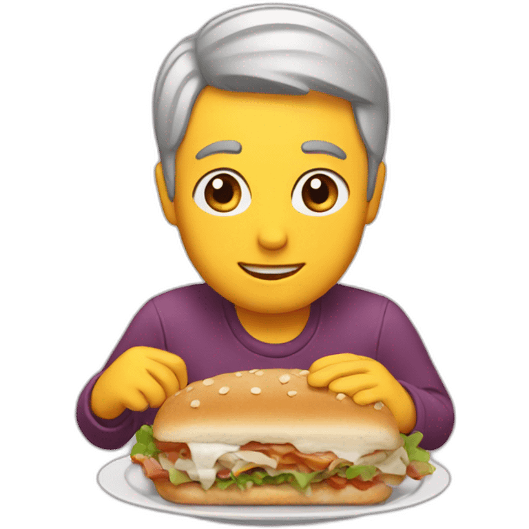 lunch emoji