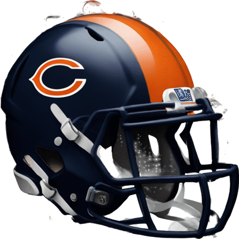 chicago bears da Spot on helmet emoji