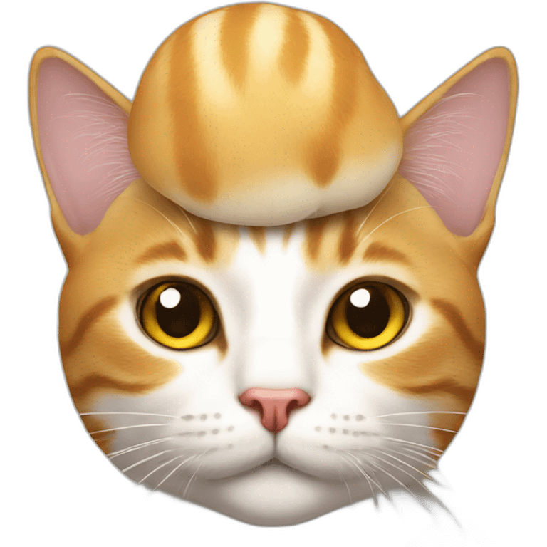 Cat on top of head emoji