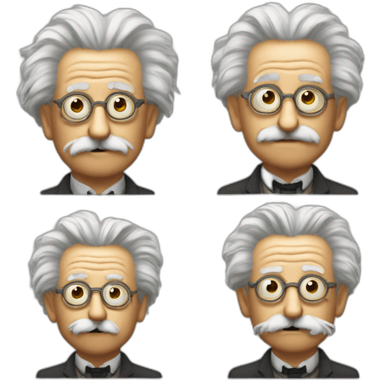 Einstein versus schrodinger emoji