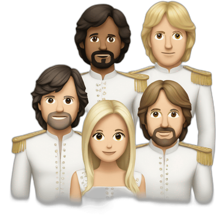 Abba with all band members emoji