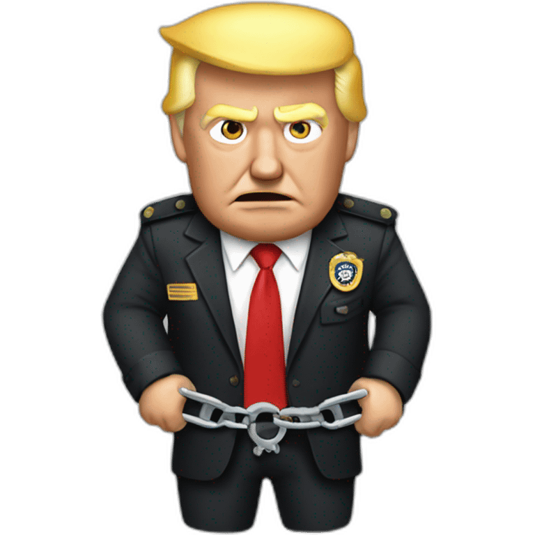 trump-in-handcuffs emoji