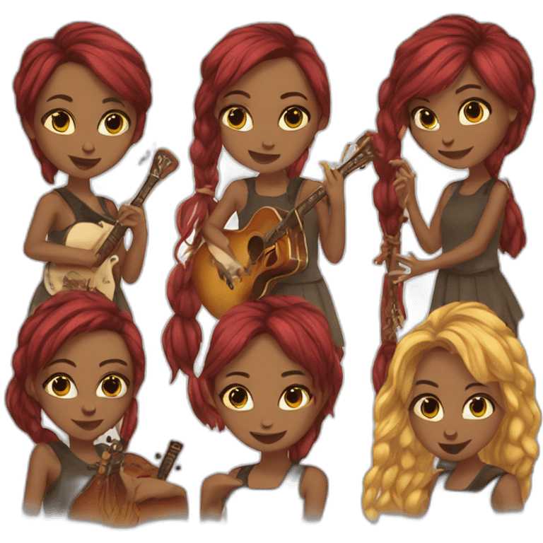 Ranetki girls-band emoji