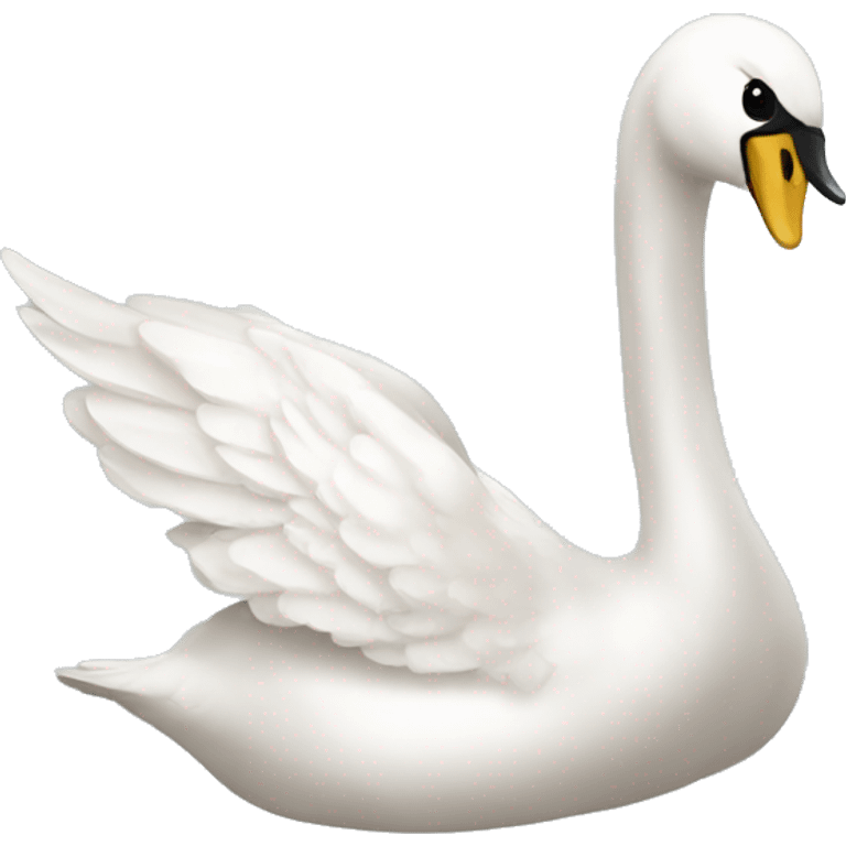 coquette swan emoji