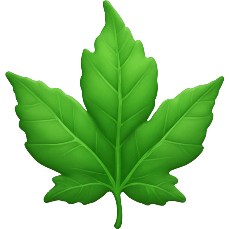 green leaf emoji