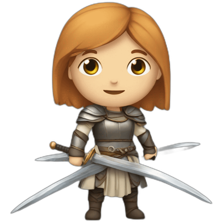 Mary with seven swords emoji