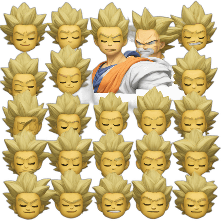 san goku rest emoji