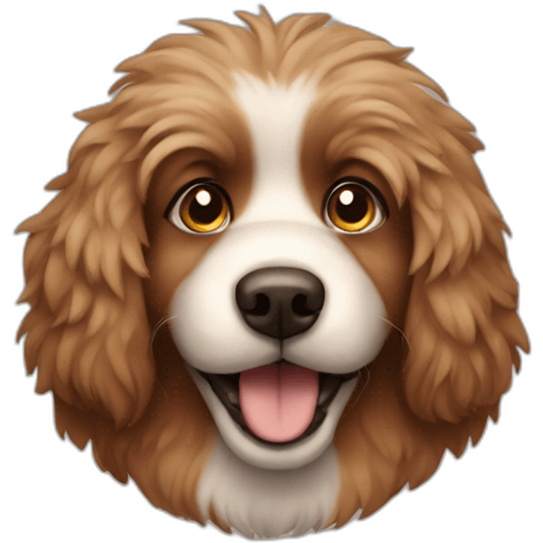 Brown fluffy dog emoji