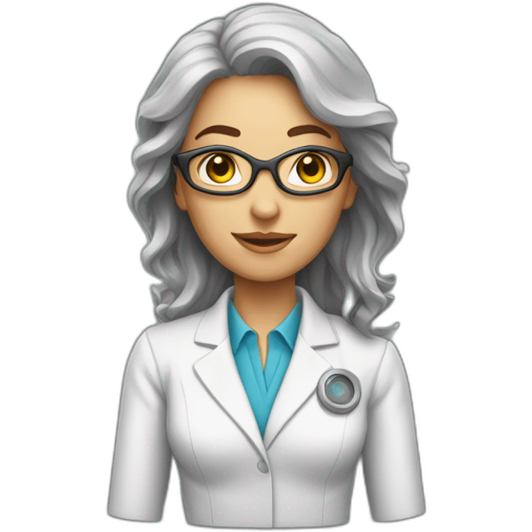 female physicist  emoji