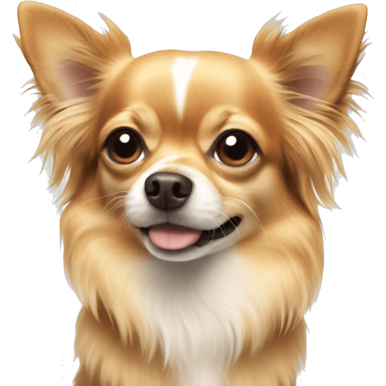 Long haired Chihuahua emoji