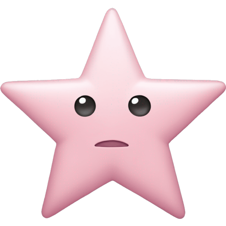 pale pink star sparkle emoji