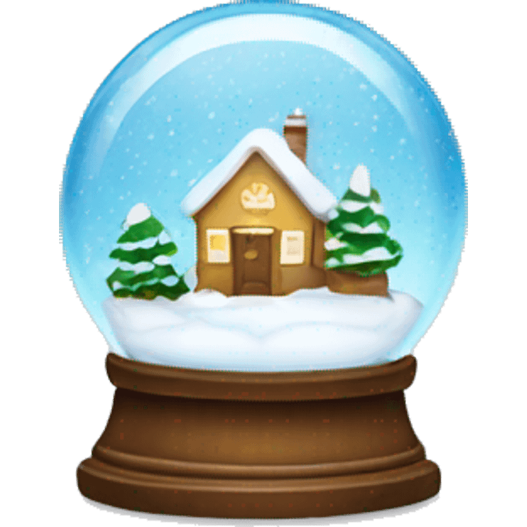 snow globe  emoji