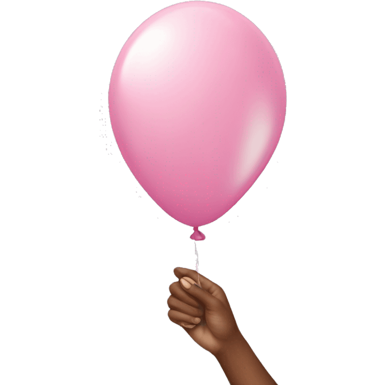  hand on girl balloon  emoji