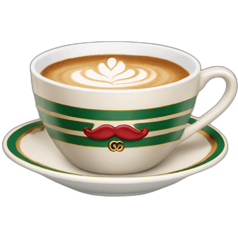 Gucci cappuccino cup emoji