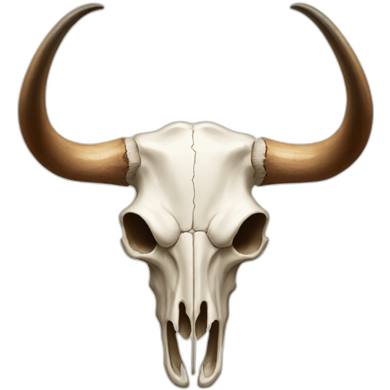 longhorn skull emoji