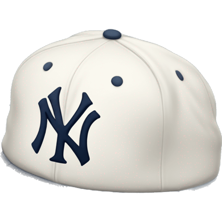 yankees cap, with fur on sides emoji