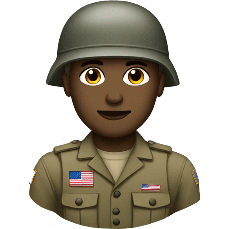 white american soldier emoji