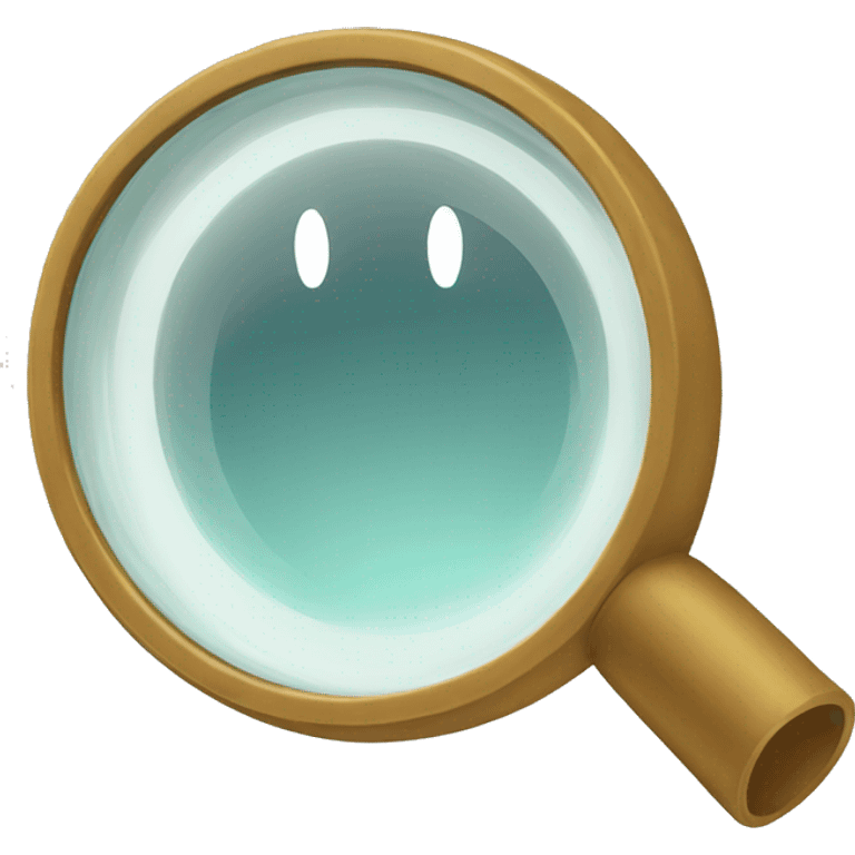 magnifying glass emoji