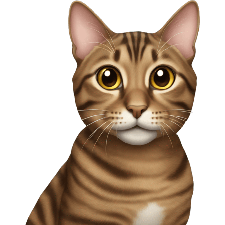 brown tabby cat emoji