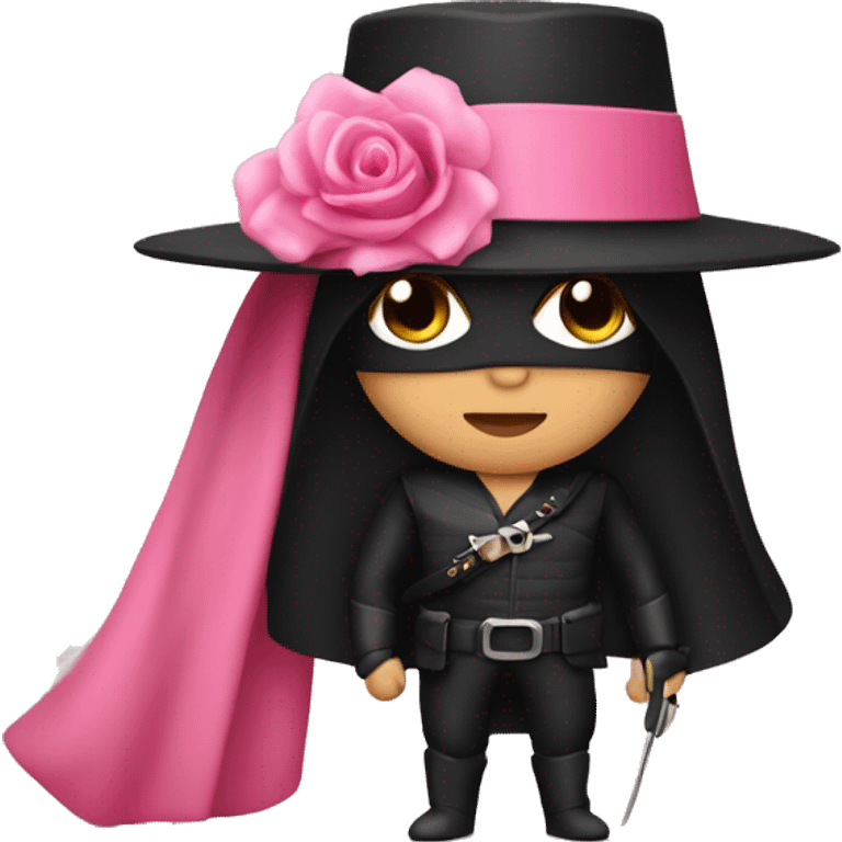 un zorro mujer con una faldita rosa  emoji