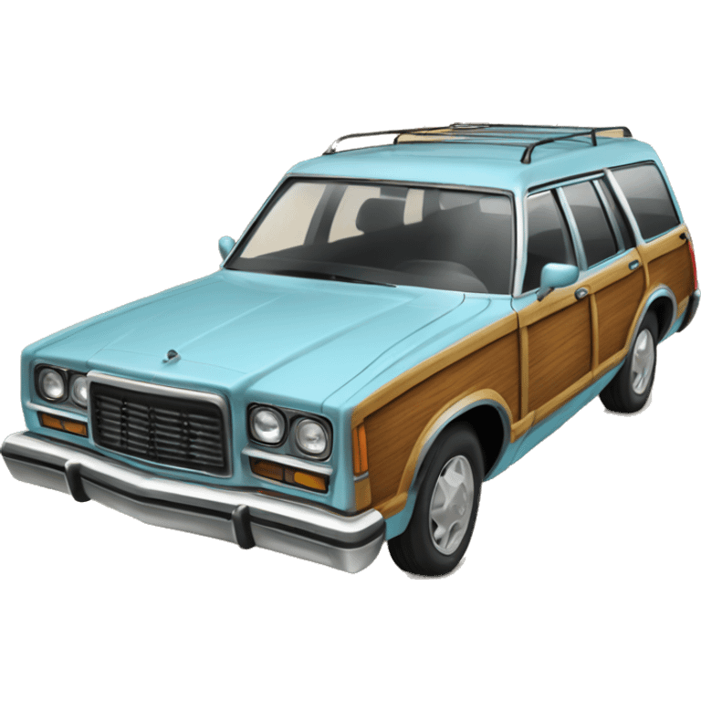 station wagon wood panel emoji