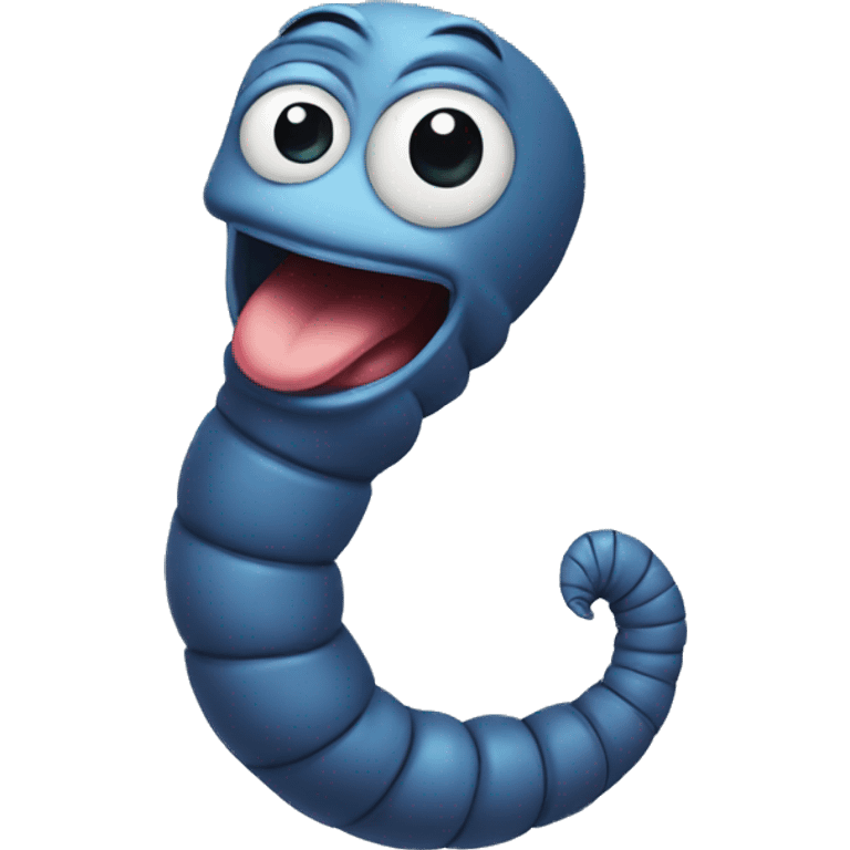 worm emoji