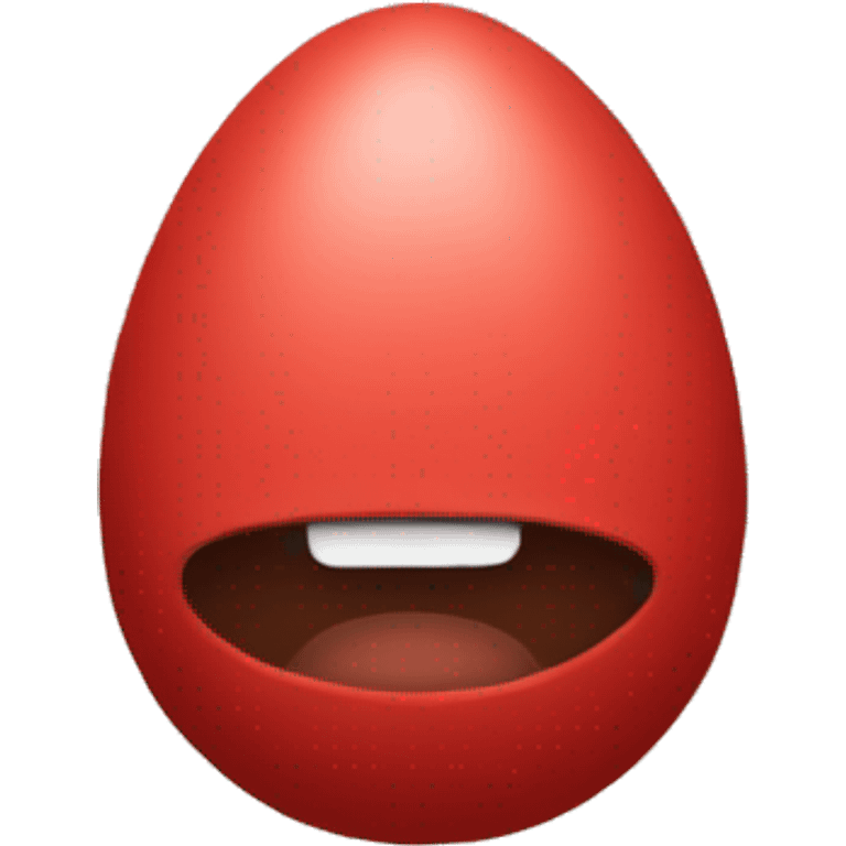 red egg emoji