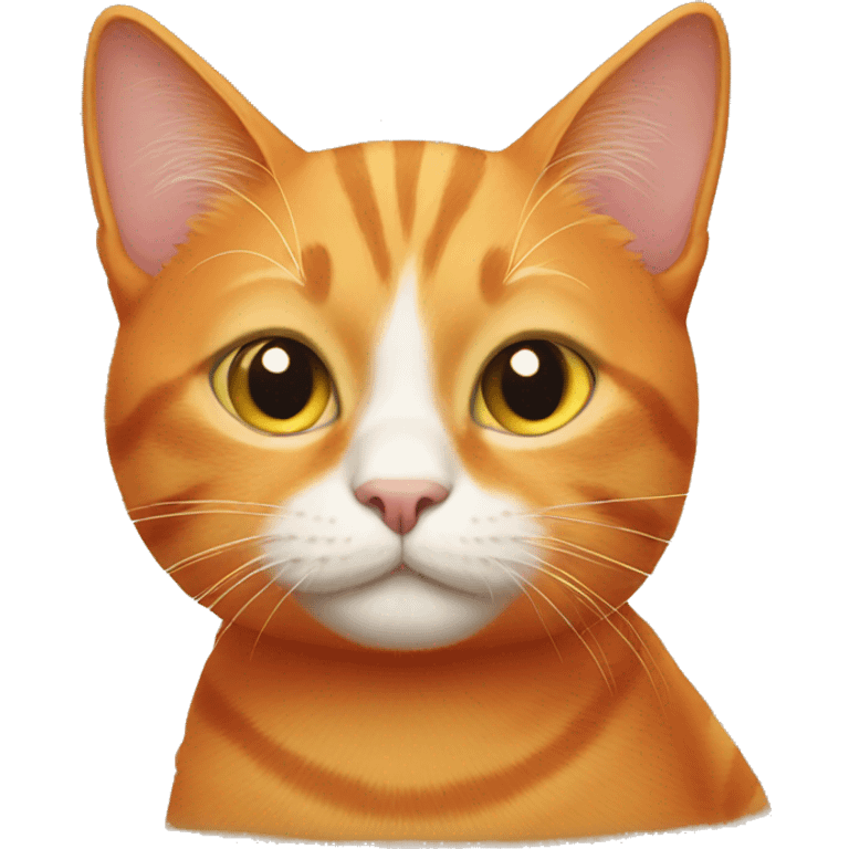 Orange cat emoji