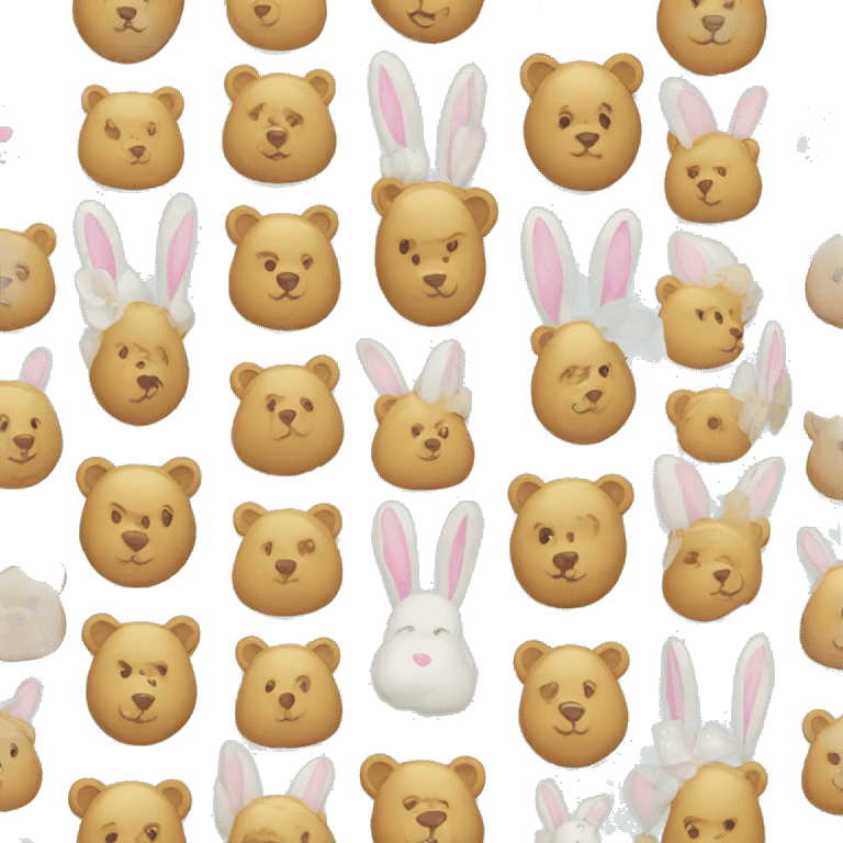 Easter bear emoji