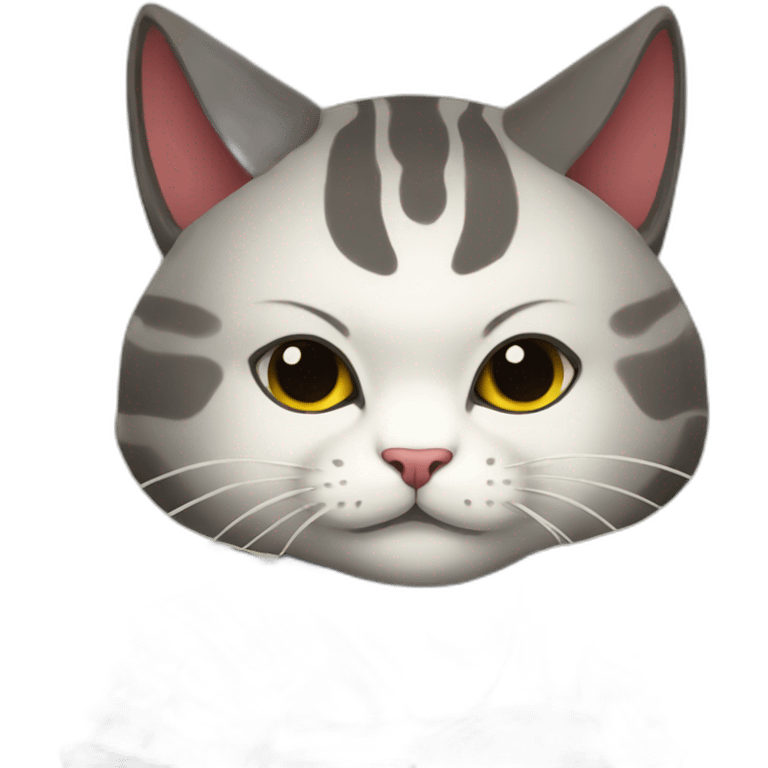 Samurai cat emoji