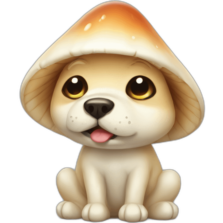 crying mushroom-puppy emoji