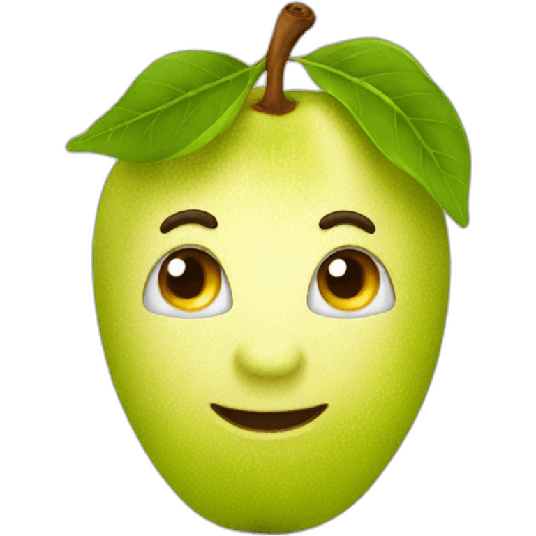 win a pear emoji