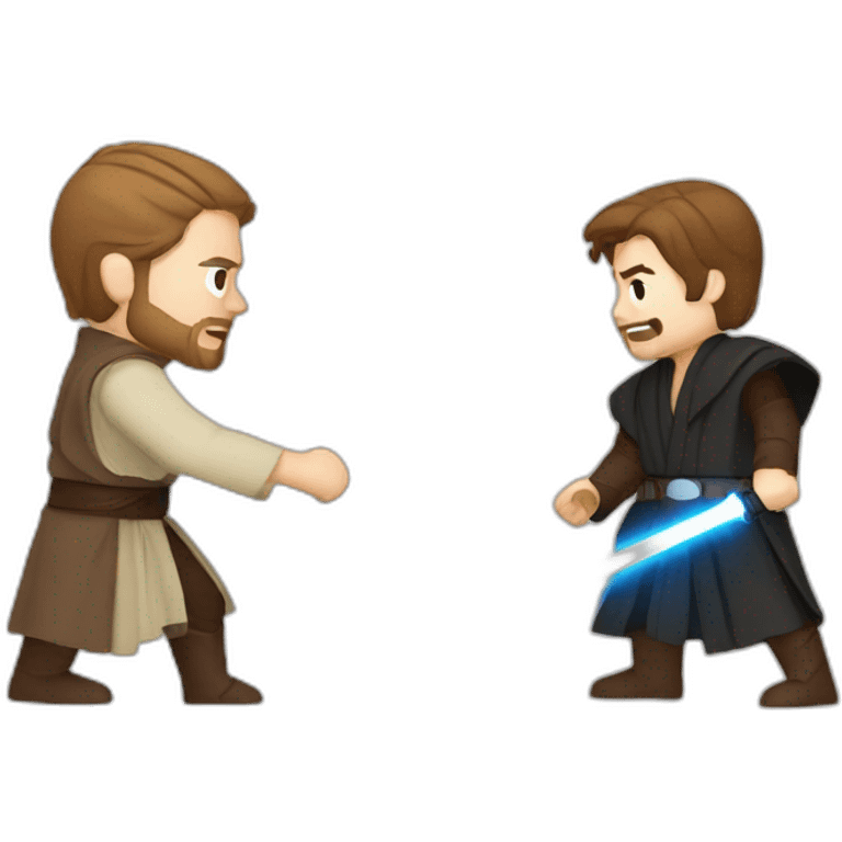 obi wan and anakin fighting emoji