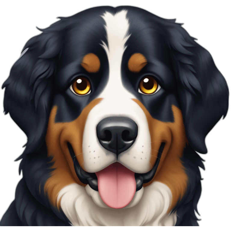 Sweden flag bernese mountain dog emoji