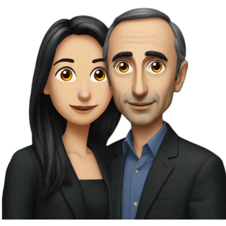 Éric zemmour en couple avec un homme noir emoji