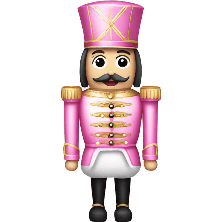 pink Christmas nutcracker  emoji