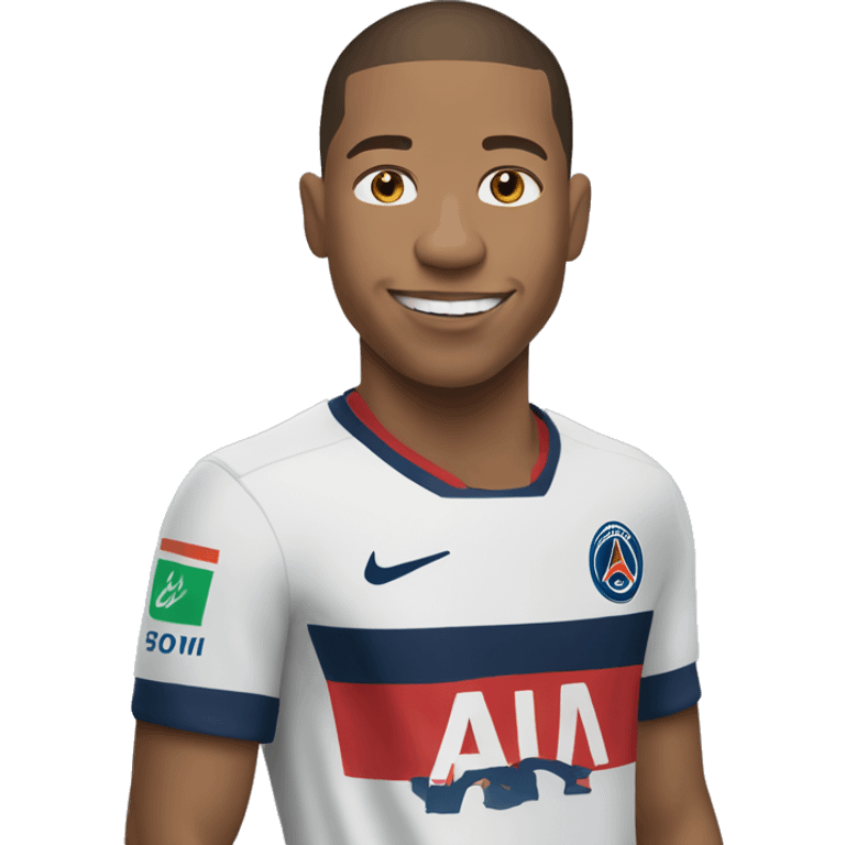 Mbappe con el 7 emoji